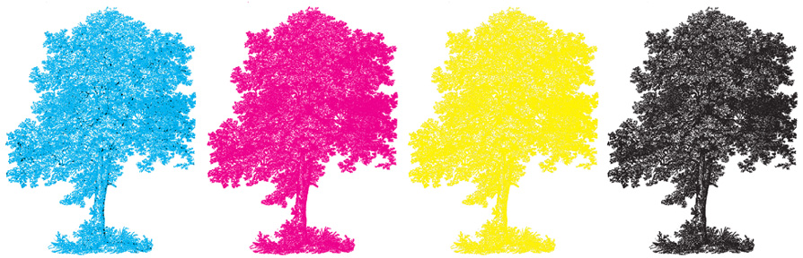 CMYK Trees